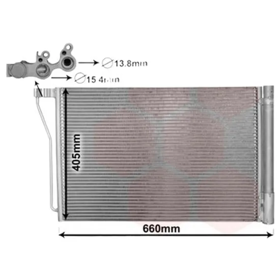Radiator aer conditionat VW GOLF 7 2012->2020, GOLF 7 Variant 2013->2019, GOLF 7 SPORTSVAN 2014-> pentru 1.6, perioada 2014 2015 2016 2017 2018 2019