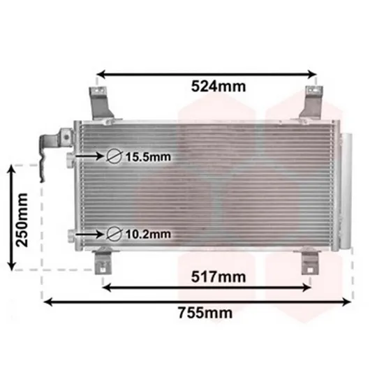 Radiator Aer Conditionat MAZDA 6 GG 2002->2008 Radiator aer conditionat 1.8 (63.5x32x1.7) 2002->2007 Perioada 2002 2003 2004 2005 2006 2007