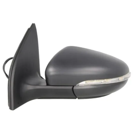 Oglinda exterioara stanga VW GOLF 6 2008->2013, GOLF 6 Variant 2009->2014 perioada 2008 2009 2010 2011 2012 2013 cu semnal, reglaj electric, numar pini 6, cu incalzire, prevopsit grund