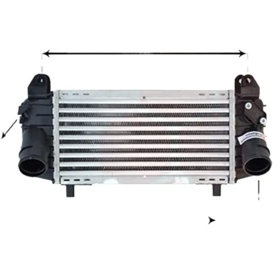 Intercooler AUDI A2 2002->2005 pentru 1.2 TDI, perioada 2001 2002 2003 2004 2005