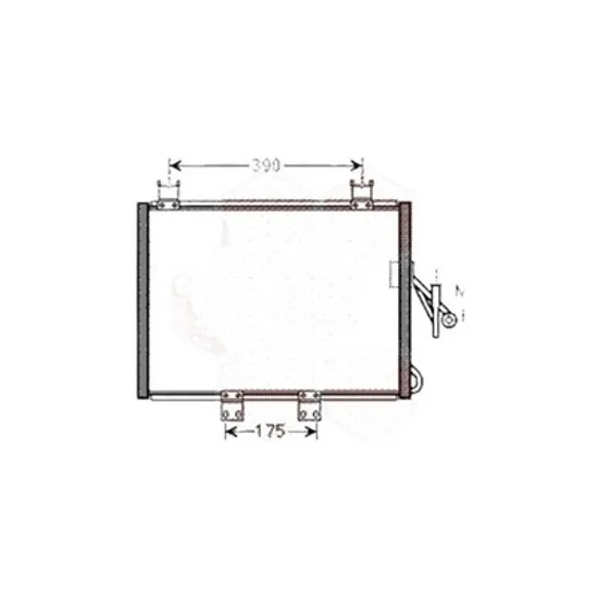 Radiator aer conditionat FIAT FREEMONT 345 2011-> pentru 2.4, perioada 2011 2012 2013 2014 2015 2016