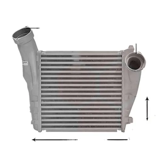 Intercooler STANGA PORSCHE CAYENNE 9PA 2002->2010 pentru S 4.8, perioada 2007 2008 2009 2010