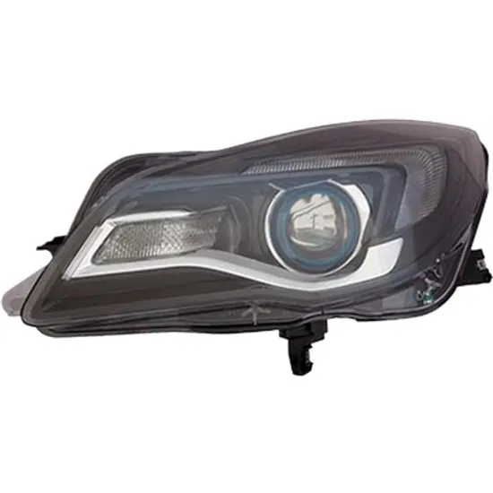 Far stanga OPEL INSIGNIA A 2008->2017 perioada 2008 2009 2010 2011 2012 2013 2014 2015 2016 2017 de la an de fabricatie 09/2013, cu motor reglaj, fumuriu, cu reglaj electric, cu lumina de zi, cu bec HIR2, cu bec PY21W,