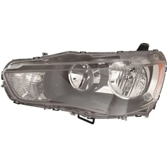 Far stanga MITSUBISHI OUTLANDER 2 2006->2012 perioada 2006 2007 2008 2009 2010 2011 2012 de la an de fabricatie 09/2009, fara motor reglaj, semnal galben, cu reglaj electric, cu bec HB3/HB4