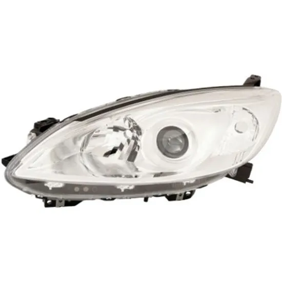 Far stanga MAZDA 5 2010-> perioada 2010 2011 2012 2013 2014 2015 , reglaj electric, cu bec H11/HB3, cu bec H3
