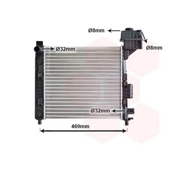 Radiator Motor MERCEDES A-CLASS W168 1997->2004 Radiator apa benzina -A/C 40x37.5 Perioada 1997 1998 1999 2000 2001 2002 2003 2004