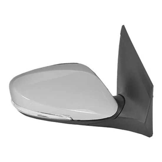 Oglinda exterioara dreapta HYUNDAI ELANTRA 2011->2016, i30 2012->2017 perioada 2011 2012 2013 2014 2015 , cu semnal, numar pini 10, numar pini 12, cu incalzire, rabatare electrica, pentru vopsit,