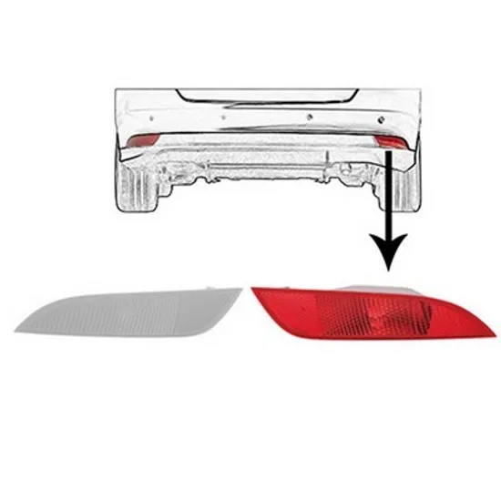 Reflector Spate FORD FOCUS 3 2010->2019 Reflectorizant spate 5 usi E dreapta 2014->2018 Perioada 2010 2011 2012 2013 2014 2015 2016 2017 2018 2019
