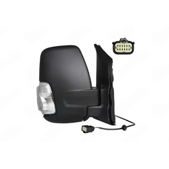 Oglinda FORD TRANSIT 2019-> Oglinda exterioara manuala scurt (cu semnal) DREAPTA Perioada 2019 2020 2021 2022 2023 2024
