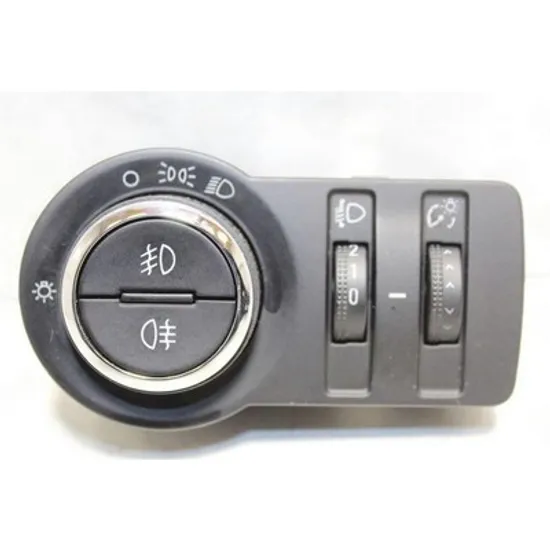Comutator lumini OPEL ASTRA J 2009->2015 Buton comanda faruri (cu Proiector) (cu reglaj automat si Motor Far) (9pin) Perioada 2013 2014 2015 2016 2017 2018 2019