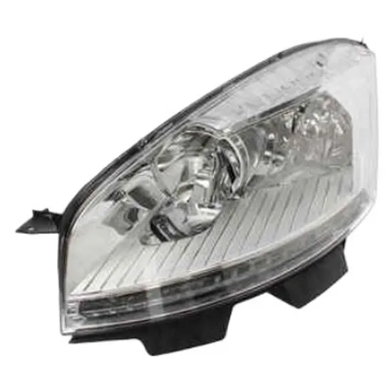 Far stanga CITROEN C4 Grand Picasso 1 2006->2013, C4 Picasso 1 2006->2013 perioada 2010 2011 2012 2013 cu motor reglaj, semnal transparent, cu reglaj electric, cu bec H7/H1