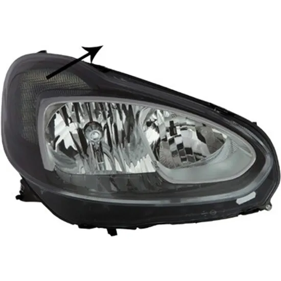 Far dreapta OPEL ADAM 2012->2019 perioada 2013 2014 2015 2016 2017 2018 pana la an de fabricatie 2014, pana la serie sasiu -E6022559, cu motor reglaj, fumuriu, cu daylight, cu bec H1/H7