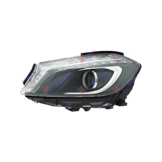 Faruri MERCEDES A-CLASS W176 2012->2018 Far Bi-XENON functie cornering cu daylight LED HELLA stanga 2012->2015 Perioada 2012 2013 2014 2015
