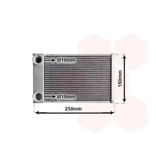 Radiator Incalzire CHEVROLET AVEO SEDAN T300 2011-> Calorifer 205x150 Perioada 2011 2012 2013 2014 2015 2016 2017