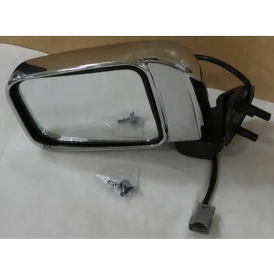 Oglinda NISSAN NAVARA D22 1997->2008 Oglinda exterioara electrica cromat (cabina dubla-pentru 4 usi ) STANGA Perioada 1997 1998 1999 2000 2001 2002 2003 2004 2005 2006 2007 2008