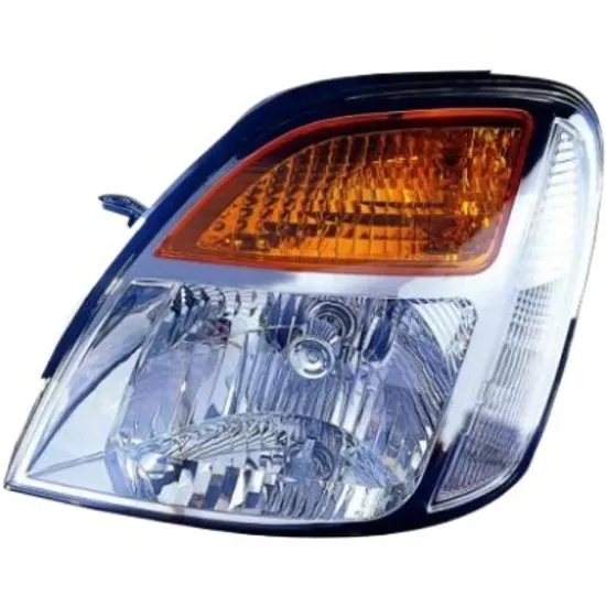 Far dreapta HYUNDAI H-1 1997->2007 perioada 1997 1998 1999 2000 2001 2002 2003 2004 2005 2006 2007 de la an de fabricatie 01/2005, cu motor reglaj, cu motor electric, semnal galben, cu reglaj electric, cu bec H4