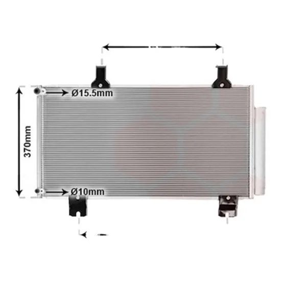 Radiator aer conditionat MERCEDES VITO W639 2003-> pentru 111 CDI , perioada 2003 2004 2005 2006 2007 2008 2009 2010 2011 2012