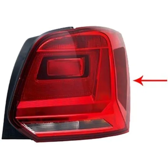 Lampa stop spate dreapta VW POLO 6R1 2009->2020 perioada 2011 2012 2013 2014 de la an de fabricatie 05/2014, semnal fumuriu,