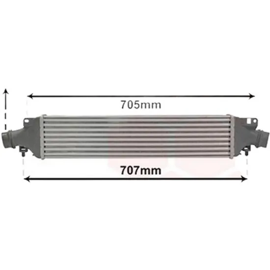 Intercooler OPEL CORSA D 2006->2014 1.6 Turbo 141KW 192CP , pentru motor A 16 LER, B 16 LER, Z 16 LER perioada 2006 2007,2008,2009,2010,2011,2012,2013 2014
