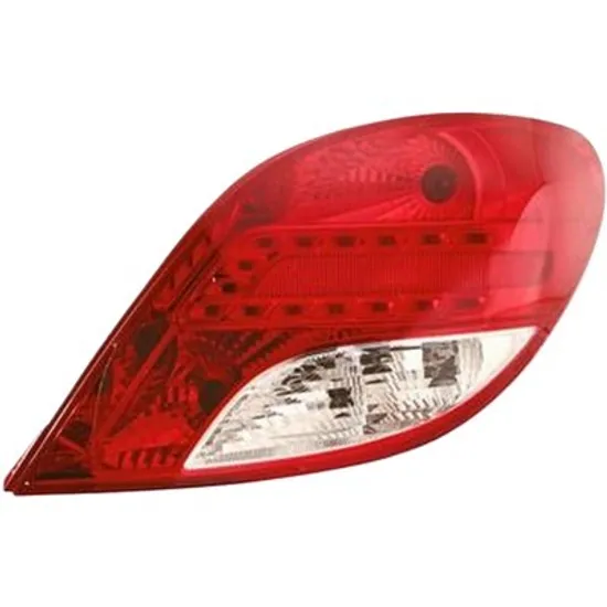 Lampa stop spate dreapta PEUGEOT 207 2006->2015 perioada 2008 2009 2010 2011 2012 2013 de la an de fabricatie 08/2009, semnal transparent, cu bec LED
