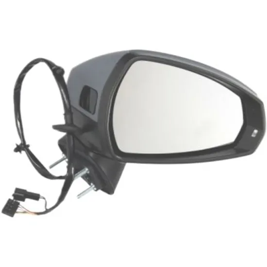 Oglinda exterioara dreapta AUDI A3 Sportback 8PA 2004->2013 perioada 2011 2012 2013 , cu senzor banda, cu semnal, inaltime cm 33,6, latime cm 13,3, lungime cm 20,3, reglaj electric, numar pini 8, pentru 3 usi, pentru 5 usi, cu incalzire, prevopsit grund,