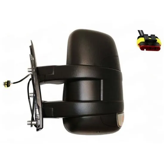Oglinda IVECO DAILY 4 2006->2012 Oglinda exterioara manuala (cu semnal si senzor) (cu lampa pozitie 16W) scurt STANGA Perioada 2011 2012 2013 2014