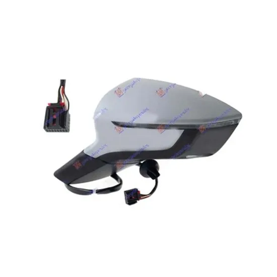 Oglinda SEAT ATECA 2016-> Oglinda exterioara electrica cu incalzire cu rabatare electrica (cu semnal & cu lampa podea) 9 PIN stanga Perioada 2016 2017 2018 2019 2020 2021 2022