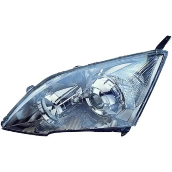 Far dreapta HONDA CR-V 3 2006->2012 perioada 2009 2010 2011 2012 2013 2014 cu motor electric, gri fumuriu, cu semnal, cu bec H1