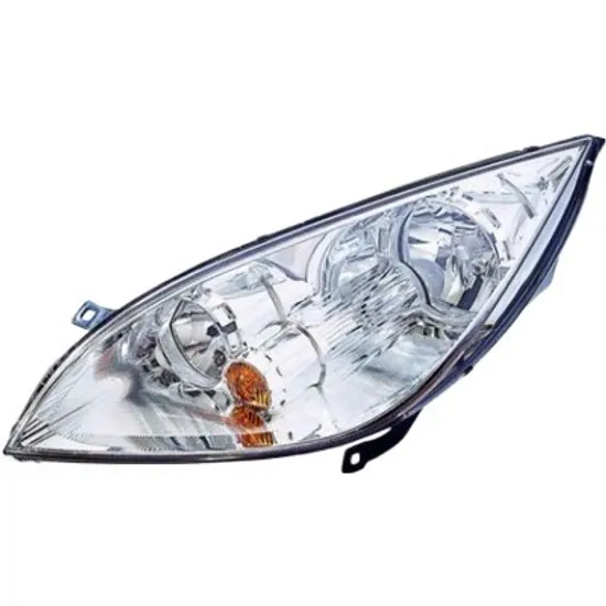 Far dreapta MITSUBISHI COLT 6 2004->2012 perioada 2004 2005 2006 2007 2008 2009 2010 2011 2012 pana la an de fabricatie 12/2008, cu motor reglaj, semnal galben, cu bec H7/H7