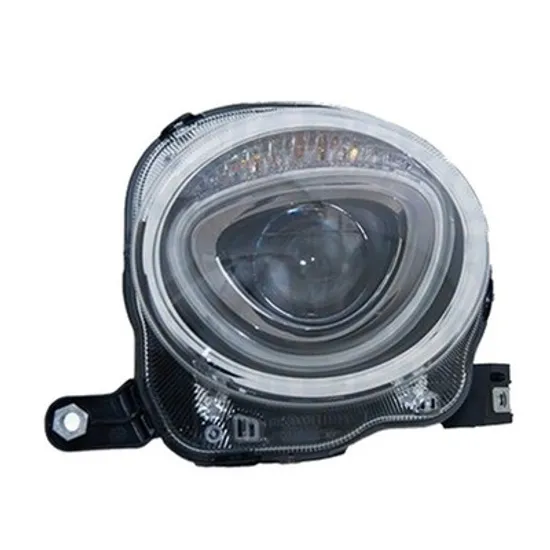 Faruri FIAT 500 2007-> Far reglaj electric cu proiector (H7/PY24W) (cu motor) (E) (DEPO) STANGA Perioada 2007 2008 2009 2010 2011 2012 2013 2014 2015