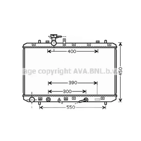 Radiator Aer Conditionat FIAT SEDICI 2006->2014 Radiator aer conditionat 1,5i - 1,6i 16V VVTi (71x37,5) CV automata Perioada 2006 2007 2008 2009 2010 2011 2012 2013 2014
