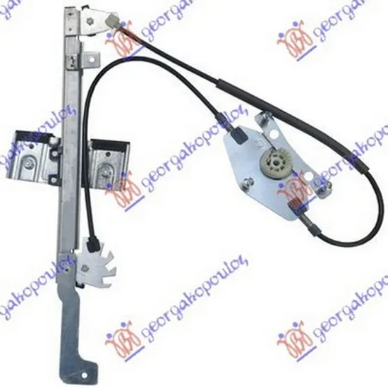 Macara Usa FIAT 500X 2014-> Macara usa spate electrica (fara motor)(2WIRE)(EURO dreapta Perioada 2015 2016 2017 2018 2019 2020 2021