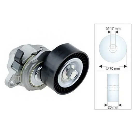 INTINZATOR CUREA DISTRIBUTIE SUZUKI SX4 2.0 16V 4x4, 2.0 16V 4x4 -112KW/152CP- 1995cmc, pentru motor J20B, perioada 2010,2011,2012,2013,2014,2015,2016