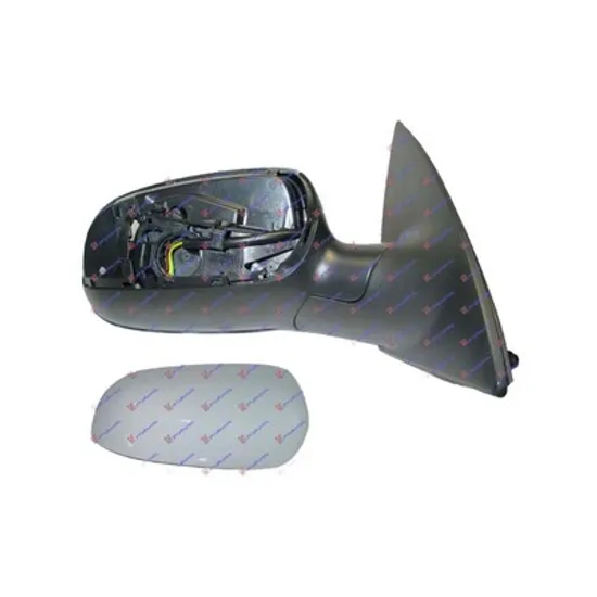 Oglinda OPEL CORSA C 2000->2009 Oglinda exterioara dreapta, ptr vopsit, electrica/incalzire Perioada 2000 2001 2002 2003 2004 2005 2006