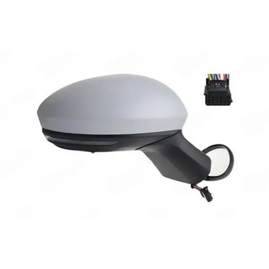 Oglinda MITSUBISHI COLT 7 2023-> Oglinda exterioara electrica cu incalzire cu rabatare electrica pentru vopsit (cu semnal si senzor si senzor banda) (12 PIN) DREAPTA Perioada 2023 2024 2025