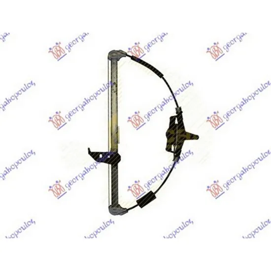 Macara Usa MAZDA CX-3 2015-> Macara geam usa spate electrica fara motor EUROPE dreapta Perioada 2015 2016 2017 2018 2019 2020 2021