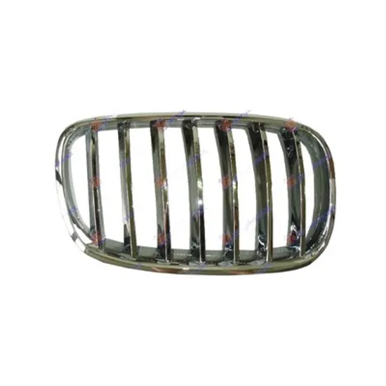Grila Radiator BMW X6 E71 2007->2014 Grila radiator dreapta complet cromat Perioada 2008 2009 2010 2011 2012 2013 2014