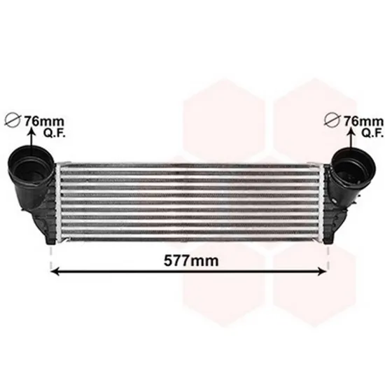 Intercooler BMW X5 F15 2013->2018 Radiator intercooler 3,5i - 3,0 TD (158x524x105) Perioada 2013 2014 2015 2016 2017 2018