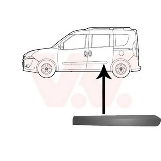 Bandou Usa FIAT DOBLO 263 2010-> Bandou usa culisanta stanga Perioada 2010 2011 2012 2013 2014 2015 2016 2017 2018 2019