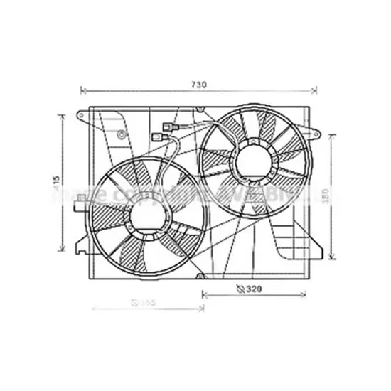 Ventilator Motor OPEL ANTARA 2006-> Electroventilator complet benzina, Perioada 2006 2007 2008 2009 2010 2011 2012