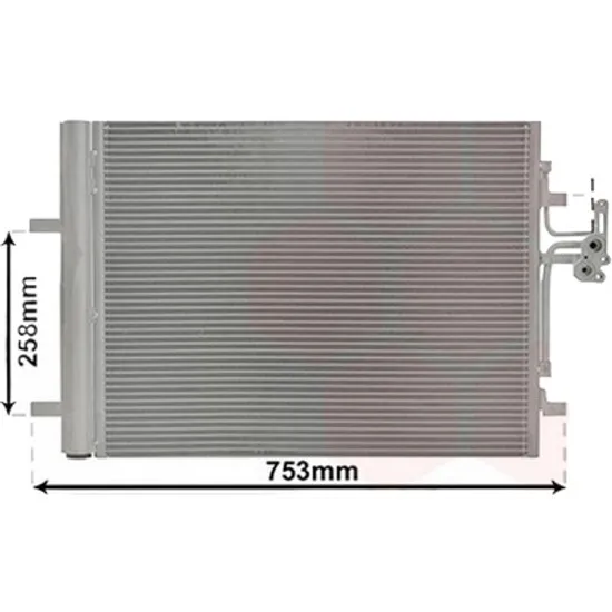 Radiator aer conditionat MERCEDES GLK-CLASS X204 2008->2015 300 4-matic 185KW 252CP , pentru motor M 276.957 perioada 2009 2010,2011,2012,2013,2014 2015