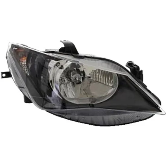 Far dreapta SEAT IBIZA 4 2008->2017 perioada 2011 2012 2013 2014 2015 de la an de fabricatie 04/2012, pana la an de fabricatie 2015, fara motor reglaj, fumuriu, semnal fumuriu, cu reglaj electric, cu bec H4,