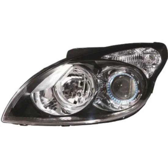 Far dreapta HYUNDAI i30 2007->2012 perioada 2007 2008 2009 2010 2011 2012 de la an de fabricatie 2009, cu motor reglaj, semnal alb, cu reglaj electric, Tara productie vehicul Cehia, cu bec H7/H1,