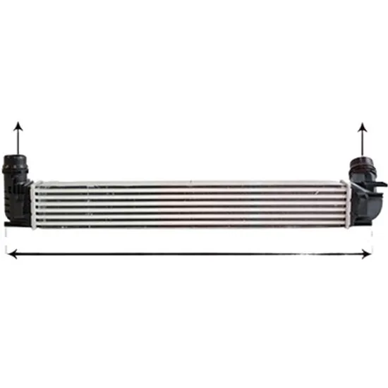 Intercooler RENAULT GRAND SCENIC 3 2009->2016 1.2 TCe 96KW 131CP , pentru motor H5F 408 perioada 2014 2015,2016,2017,2018 2019