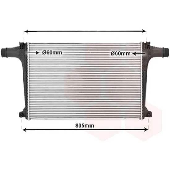 Intercooler AUDI Q7 2015-> pentru 2.0 40 / 45 TFSI quattro, 2.0 TFSI quattro, perioada 2015 2016 2017 2018 2019 2020