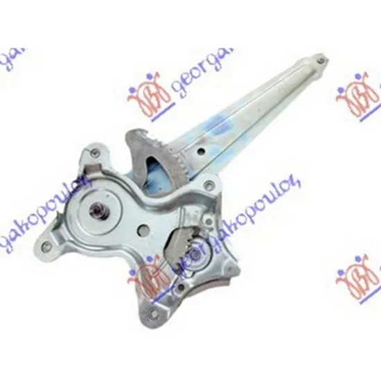 Macara Usa TOYOTA COROLLA E15 2006->2014 Macara usa spate electrica fara motor Japonia dreapta, Perioada 2006 2007 2008 2009 2010 2011 2012