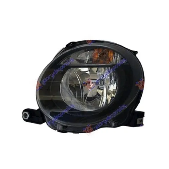 Faruri FIAT 500 2007-> Far cu reglaj electrica negru (MARELLI) stanga Perioada 2007 2008 2009 2010 2011 2012 2013 2014 2015
