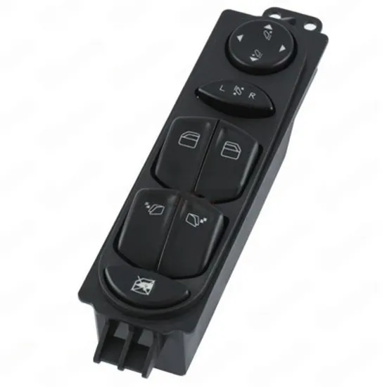 Buton oglinda MERCEDES VITO W639 2003-> Panou butoane oglinzi cu rabatare electrica fata negru pentru 4 usi (deschidere electrica luneta) (10pin) STANGA Perioada 2010 2011 2012 2013 2014 2015