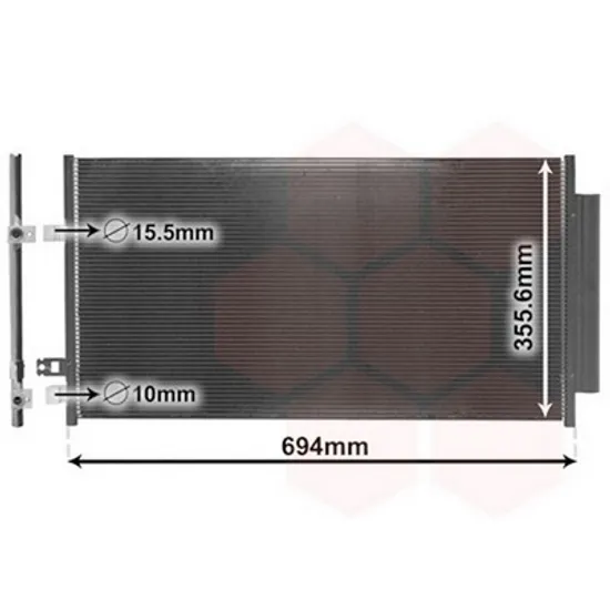 Radiator Aer Conditionat FIAT 500X 2014-> Radiator aer conditionat 1.4iTURBO-1.3-1.6-2.0MJTD/CRD Perioada 2015 2016 2017 2018 2019 2020 2021