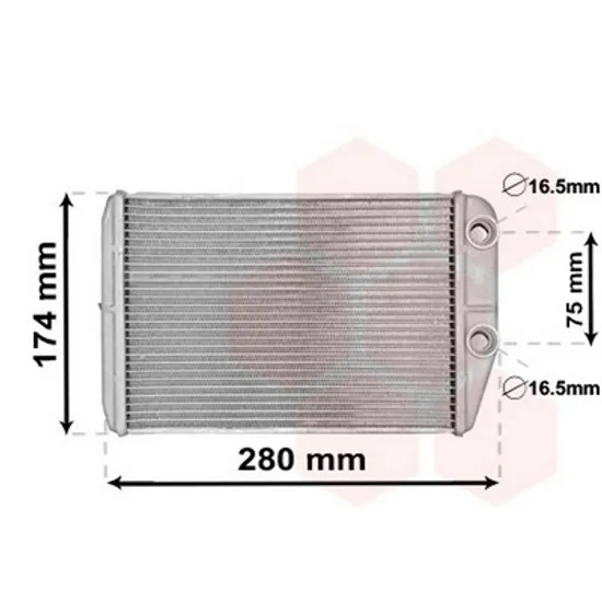 Radiator Incalzire PEUGEOT BOXER 2006-> Calorifer 2.2-3.0 HDi (BR) (230x165x26) Perioada 2006 2007 2008 2009 2010 2011 2012 2013 2014 2015 2016 2017 2018 2019 2020
